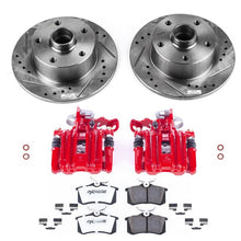 画像をギャラリービューアに読み込む, Power Stop 98-01 Audi A4 Rear Z26 Street Warrior Brake Kit w/Calipers