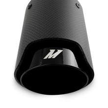 画像をギャラリービューアに読み込む, Mishimoto Carbon Fiber Muffler Tip 2.5in Inlet 3.5in Outlet M Black