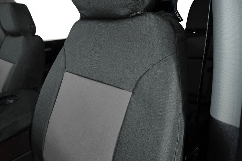 Covercraft 23-24 Ford F250-F600 Endura PrecisionFit Custom Front Row Seat Covers - Charcoal/Silver