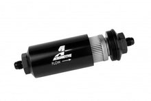 画像をギャラリービューアに読み込む, Aeromotive In-Line Filter - (AN-6 Male) 40 Micron Stainless Mesh Element Bright Dip Black Finish
