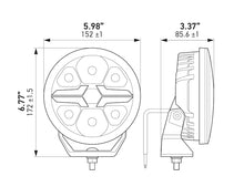 画像をギャラリービューアに読み込む, Hella Blade 6in LED Driving Lamp - (Set of 2)