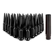 画像をギャラリービューアに読み込む, Mishimoto Mishimoto Steel Spiked Lug Nuts M14 x 1.5 32pc Set Black