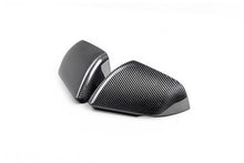 画像をギャラリービューアに読み込む, Ford Racing 24-25 Mustang (w/Integrated Turn Signals) Carbon Fiber Mirror Skull Caps - Gloss