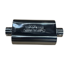 画像をギャラリービューアに読み込む, Kooks 2.5in Oval Clamp In Muffler 12in Long Body Polished Stainless Steel