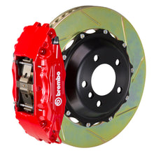 画像をギャラリービューアに読み込む, Brembo 98-02 Camaro/Firebird Front GT BBK 4 Piston Cast 2pc 332x32 2pc Rotor Slotted Type1-Red