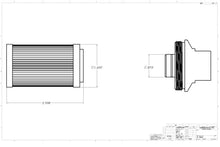画像をギャラリービューアに読み込む, Aeromotive In-Line Filter - AN-10 - Black - 100 Micron