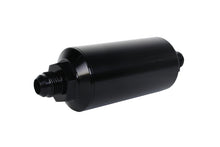 画像をギャラリービューアに読み込む, Aeromotive In-Line Filter - (AN -8 Male) 40 Micron Stainless Mesh Element Bright Dip Black Finish