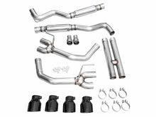 画像をギャラリービューアに読み込む, AWE 2024 Ford Mustang Dark Horse S650 RWD Track Edition Cat-Back Exhaust w/ Quad Diamond Black Tips