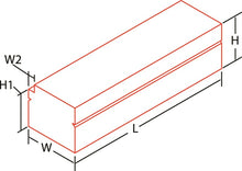 画像をギャラリービューアに読み込む, Dee Zee Universal Tool Box - Red Chest Black BT 56In