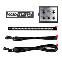 画像をギャラリービューアに読み込む, XK Glow Tube Strobe Lights w/ Traffic Modes Ultra LEDs + Solid On - Amber/White 8pc 12in