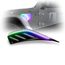 画像をギャラリービューアに読み込む, XK Glow XKmax Jeep Air Vent Light RGB+ Amber Turn &amp; Running App Cntl
