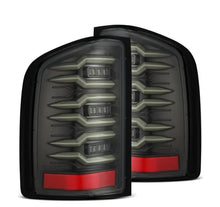 画像をギャラリービューアに読み込む, AlphaRex 07-13 Chevrolet Silverado 1500 (Ex. Hybrid Models) LUXX-Series LED Tail Lights Alpha-Black