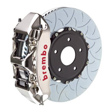 画像をギャラリービューアに読み込む, Brembo 14+ Model S AWD w/ DC (Excl Plaid) Fr GTR BBK 6Pis Billet 380x34 2pc Rtr Slot Type3-Nickel