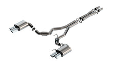 画像をギャラリービューアに読み込む, Borla 2024 Ford Mustang GT 5.0L V8 3 in ATAK Catback Non-Active Exhaust- Chrome Quad Tip