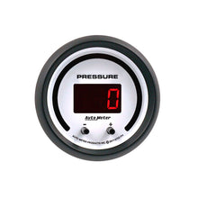 画像をギャラリービューアに読み込む, Autometer 52.4mm White Switchable 0-1600 PSI/0-110 BAR Fluid Pressure Phantom Elite Digital Gauge