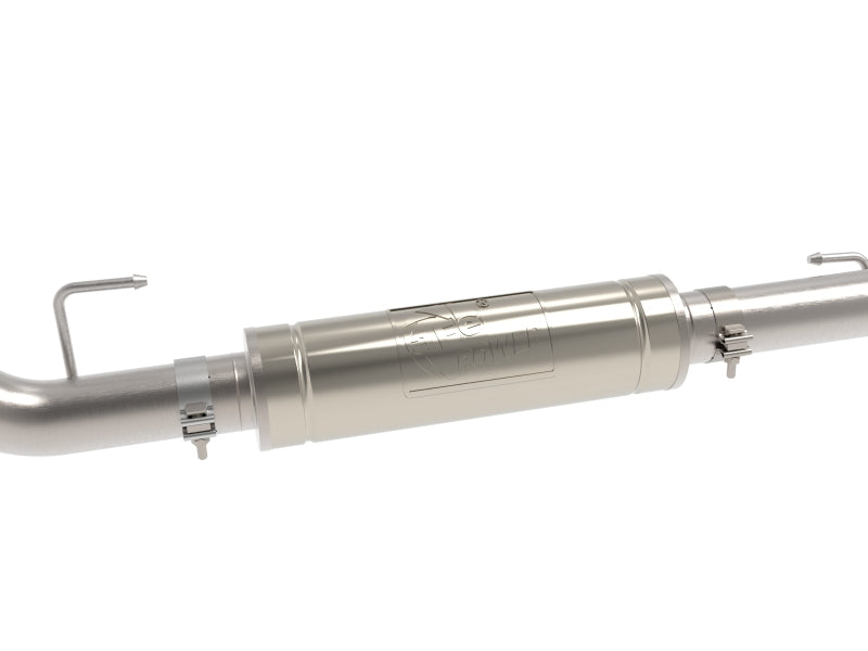 aFe Vulcan Series 3in Stainless Rear-Side Exit Exhaust Sys Polished Ford Ranger Raptor 22-26 L4-2.0L