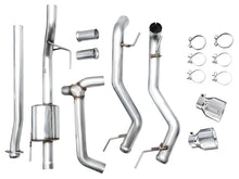 画像をギャラリービューアに読み込む, AWE Tuning 2021+ Ford F150 Tremor w/ Bumper Cutouts 0FG Non-Resonated Cat-Back w/ Chrome Silver Tips