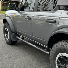 画像をギャラリービューアに読み込む, Go Rhino 21-26 Ford Bronco (4dr) 4000 Series Side Steps - Cab Length - Tex. Blk
