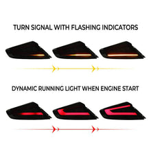 画像をギャラリービューアに読み込む, Noble S4 Style Tail Lights (Smoked Lens, Red Bar) - 2021- WRX VBH