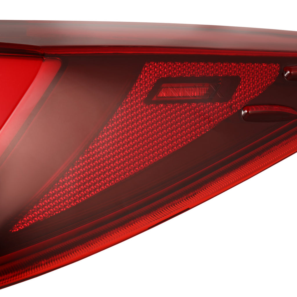 AlphaRex 22-24 Toyota GR86 LUXX LED Taillights Vivid Red