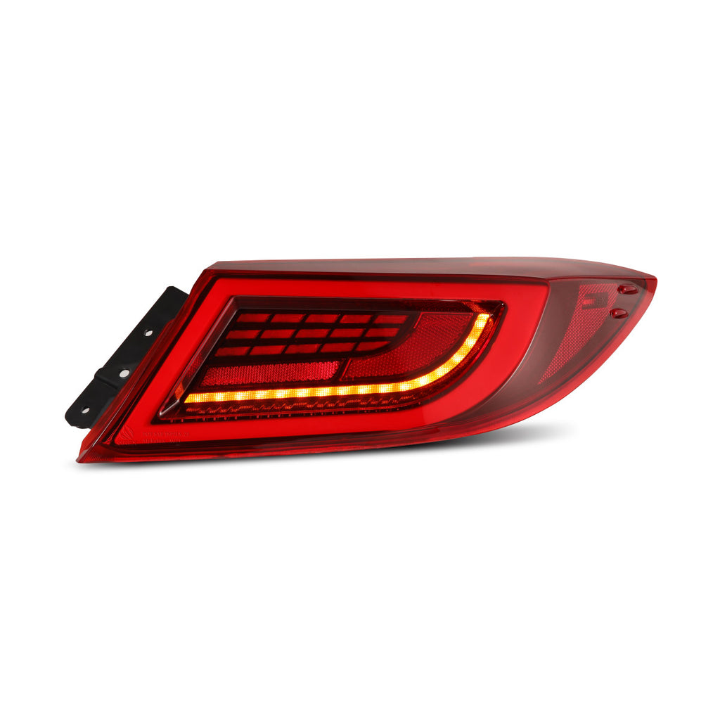 AlphaRex 22-24 Toyota GR86 LUXX LED Taillights Vivid Red