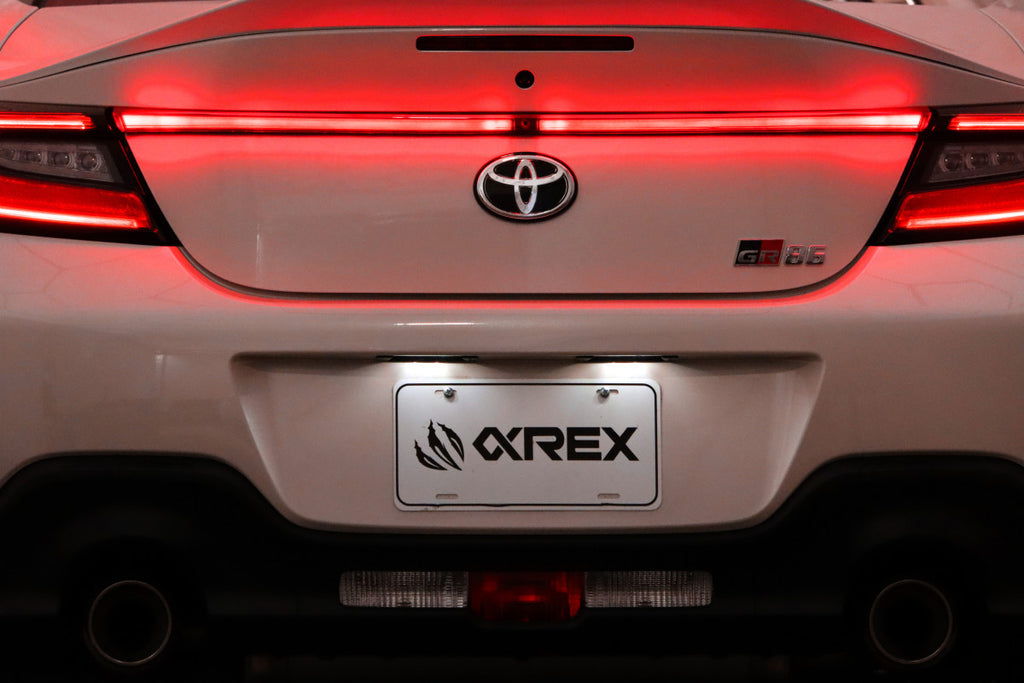 AlphaRex 22-24 Toyota GR86 LUXX LED Trunk Center Light Vivid Red
