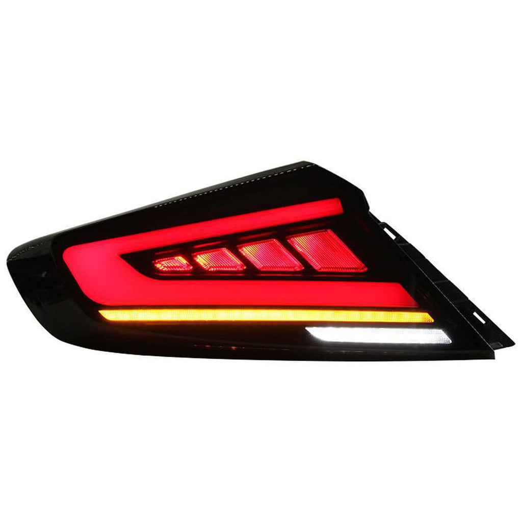Noble S4 Style Tail Lights (Smoked Lens, Red Bar) - 2021- WRX VBH