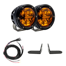 画像をギャラリービューアに読み込む, Rigid Industries 2017+ Polaris Pro R/Turbo R Revolve Amber PRO A-Pillar Light Kit