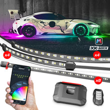 画像をギャラリービューアに読み込む, XK Glow XKmax RGBW 16pc Addressable Car Underglow + Interior + Wheel Kit