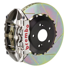 画像をギャラリービューアに読み込む, Brembo 06-09 S2000 Rear GTR BBK 4 Piston Billet328x28 2pc Rotor Slotted Type-1- Nickel Plated