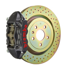 画像をギャラリービューアに読み込む, Brembo 10-15 Camaro V6 Rear GTS BBK 4 Piston Cast 365x28 1pc Rotor Drilled-Black HA