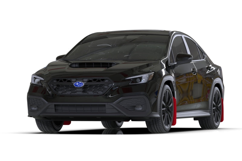 Rally Armor 22-26 Subaru WRX Red UR Mud Flap Altered Font White Logo