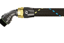 画像をギャラリービューアに読み込む, GReddy AN12 45 DEGREE ORB MALE BLACK/GOLD ANODIZED