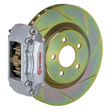 画像をギャラリービューアに読み込む, Brembo 15-21 Golf (Mk7) Front GT BBK 4 Piston Cast 2pc 330x28 1pc Rotor Slotted Type-1-Silver