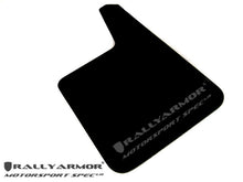 画像をギャラリービューアに読み込む, Rally Armor Universal Motorsport Spec Black UR Mud Flap Metallic Black Logo