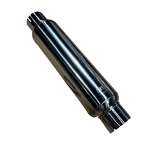 画像をギャラリービューアに読み込む, Kooks 3in. Round Clamp In Muffler 14in. Long Polished Stainless Steel