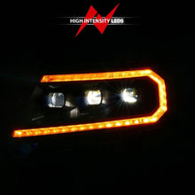 画像をギャラリービューアに読み込む, ANZO 15-22 Chevy Colorado Full LED Headlights w/ Initiation (Amber DRL) - Black