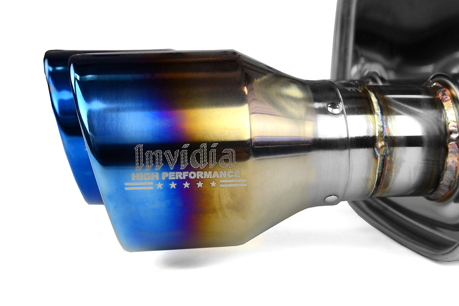 Invidia 11+ STI/WRX Sedan Only 76mm Q300 Titanium Tip Cat-back Exhaust