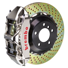 画像をギャラリービューアに読み込む, Brembo 01-06 M3 (E46) Front GTR BBK 6 Piston Billet 380x32 2pc Rotor Drilled- Nickel