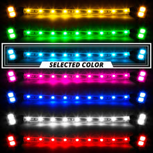 画像をギャラリービューアに読み込む, XK Glow Strips Single Color XKGLOW LED Accent Light Motorcycle Kit Light Blue - 8xPod + 2x8In