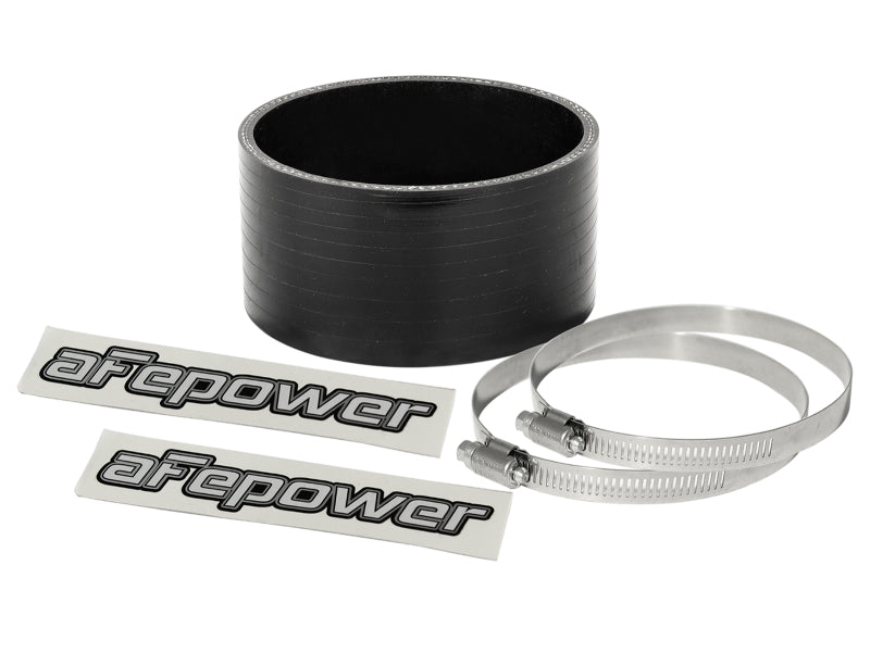 aFe Magnum FORCE Intake Coupling Kit (3-1/2 IN ID x 2 IN L) Straight Coupler - Black