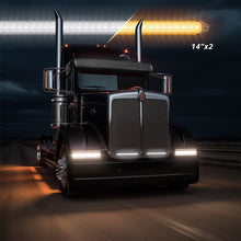 画像をギャラリービューアに読み込む, XK Glow 14In Switchback Grill Lights with Start-up Animation &amp; Sequential Turn Signals