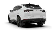 画像をギャラリービューアに読み込む, Rally Armor 21-25 Ford Mustang Mach-E/GT/Rally Black UR Mud Flap w/Light Blue Logo