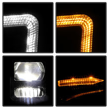 画像をギャラリービューアに読み込む, Spyder Apex 15-20 GMC Yukon High-Power LED Module Headlights - Black (PRO-YD-GY15HALAP-SBSEQ-BK)