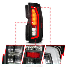 画像をギャラリービューアに読み込む, Anzo 07-14 Chevrolet Suburban / 07-14 GMC Yukon Black Full LED Tail Light Plank Style w/ Smoke Lens