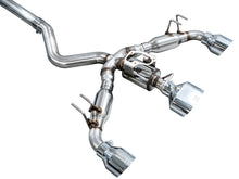 画像をギャラリービューアに読み込む, AWE Tuning 23-24 Toyota GR Corolla Track Edition Cat-Back Exhaust - Chrome Silver Tips
