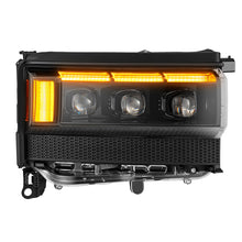 画像をギャラリービューアに読み込む, AlphaRex 24-26 Toyota LC250 NOVA LED Proj Headlight Alpha Blk  w/Activ Light/Seq Signal/Switchback