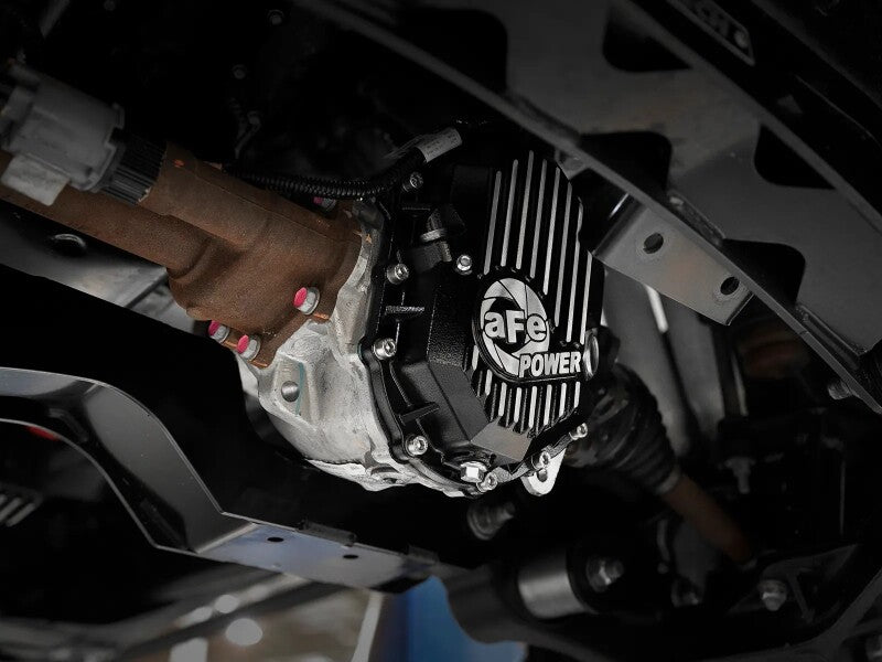 aFe Power Front/Rear Diff Cover Kit w/ Oil 20-25 GM Diesel Trucks V8 (AAM 9.25-12 & AAM 11.5-12-14)