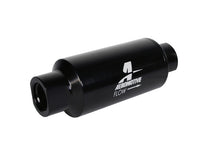 画像をギャラリービューアに読み込む, Aeromotive In-Line Filter 10AN 10 Micron Microglass Element Bright-Dip Black 2in OD