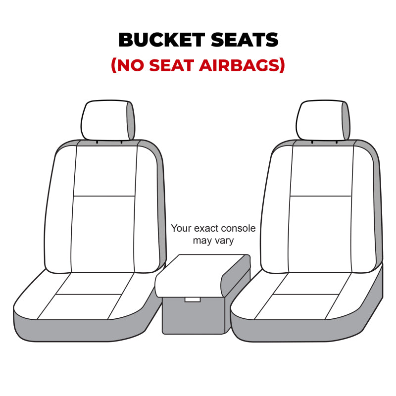 Covercraft 10-12 Dodge Ram Polycotton SeatSaver Custom Front Row Seat Covers - Grey